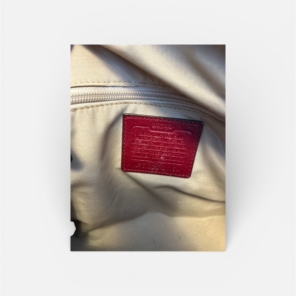 COACH 2012 Signature Bag W/ Legacy Tassle - Picture 5 of 6